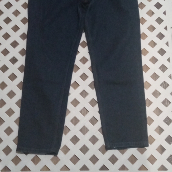 Zara Denim Dark Blue High Rise Mom Jeans - Picture 2 of 7